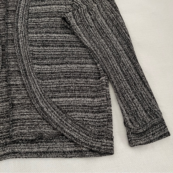 FOREVER 21 Drop Shoulder Cardigan Sweater Blazer Medium Brown Black Multicolor - Picture 4 of 6